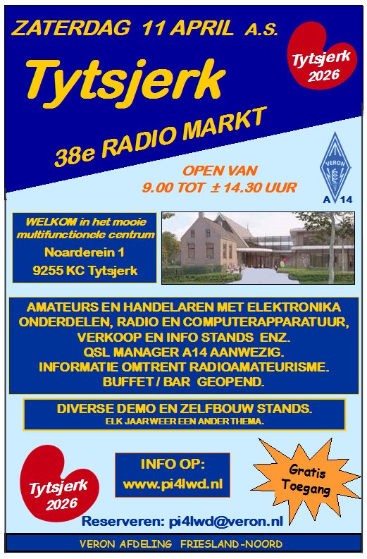 Poster Radiovlooienmarkt Tytsjerk 2026