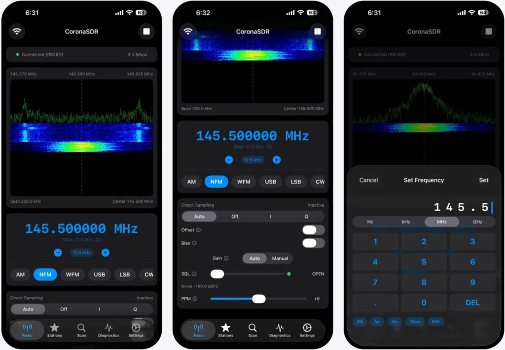 CoronaSDR schermafdrukken